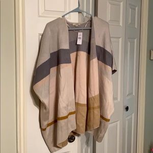 Soft sweater wrap, warm and stylish